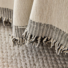 Load image into Gallery viewer, Sofa Throw | Black, Yellow |  Multicoloured Cat Patterned Chenille Fabric Sofa Cover