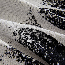 Load image into Gallery viewer, Sofa Throw Blanket | Black & White | Modern Monochrome Throw - Patterned Multi coloured Chenille Sofa Cover