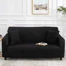 Load image into Gallery viewer, Standard Sofa Slipcovers | Black, Dark & Light Grey, Beige | Plain Solid Coloured Sofa Cover