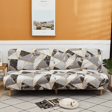 Load image into Gallery viewer, Sofa Bed Slipcovers | 2 Seater Multi Coloured Fabric  Patterned Medium Sofa Bed Cover
