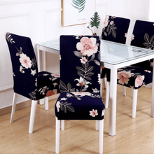 Load image into Gallery viewer, Dining Chair Slipcovers | Patterned Flowers & Plants Multi Coloured Dinning Chair Cover
