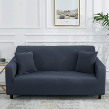 Load image into Gallery viewer, Standard Sofa Slipcovers | Black, Dark & Light Grey, Beige | Plain Solid Coloured Sofa Cover