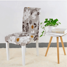 Load image into Gallery viewer, Dining Chair Slipcovers | Patterned Flowers & Plants Multi Coloured Dinning Chair Cover