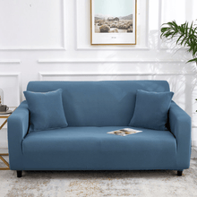 Load image into Gallery viewer, Standard Sofa Slipcovers | Dark Blue, Lake Blue, Light Blue, Sky Blue | Plain Solid Coloured Sofa Cover