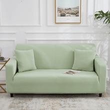Load image into Gallery viewer, Standard Sofa Slipcovers | Dark & Light Green | Plain Solid Coloured Sofa Cover