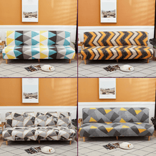 Load image into Gallery viewer, Sofa Bed Slipcovers | 2 Seater Multi Coloured Fabric  Patterned Medium Sofa Bed Cover