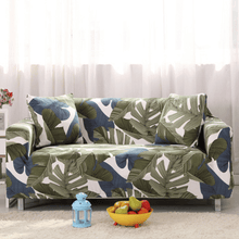 Load image into Gallery viewer, Standard Sofa Slipcovers | Grey, Green, Blue | Universal Tropical & Camo Multi coloured Patterned Sofa Cover
