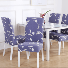 Load image into Gallery viewer, Dining Chair Slipcovers | Patterned Flowers & Plants Multi Coloured Dinning Chair Cover