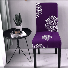 Load image into Gallery viewer, Dining Chair Slipcovers | Patterned Flowers & Plants Multi Coloured Dinning Chair Cover