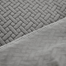Load image into Gallery viewer, Recliner Sofa Slipcovers | 1, 2, 3, 4 Seater | Grey | Jacquard Solid Coloured Universal Recliner Sofa cover