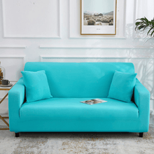 Load image into Gallery viewer, Standard Sofa Slipcovers | Dark Blue, Lake Blue, Light Blue, Sky Blue | Plain Solid Coloured Sofa Cover