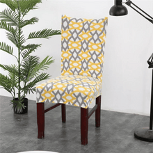 Load image into Gallery viewer, Dining Chair Slipcovers | Patterned Flowers & Plants Multi Coloured Dinning Chair Cover
