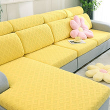 Load image into Gallery viewer, Sofa Slipcovers | Patterned Solid Coloured Jacquard Sofa Cushion Covers