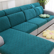Load image into Gallery viewer, Sofa Slipcovers | Patterned Solid Coloured Jacquard Sofa Cushion Covers