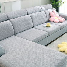 Load image into Gallery viewer, Sofa Slipcovers | Patterned Solid Coloured Jacquard Sofa Cushion Covers