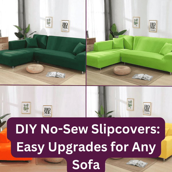 DIY No-Sew Slipcovers: Easy Upgrades for Any Sofa