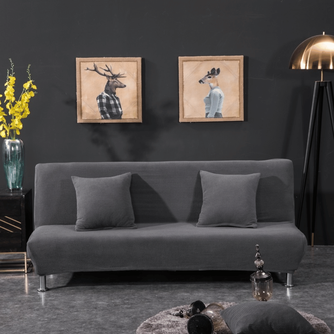 Sofa Bed Slipcover - Dark Grey