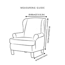 Load image into Gallery viewer, Arm Chair Slipcovers | Wingback Chair | Jacquard , Solid Coloured Chair Covers