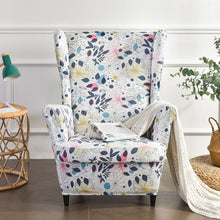 Load image into Gallery viewer, Arm Chair Slipcovers | Wingback Chair | Flower Patterned, Multicoloured Chair Covers