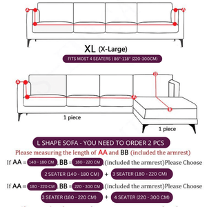 Standard Sofa Slipcovers | Grey, Black, White | Stylish Multi coloured Patterned Shapes Sofa Cover