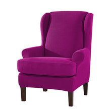 Load image into Gallery viewer, Arm Chair Slipcovers | Wingback Chair | Jacquard , Solid Coloured Chair Covers