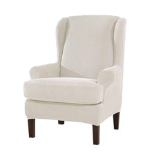 Load image into Gallery viewer, Arm Chair Slipcovers | Wingback Chair | Jacquard , Solid Coloured Chair Covers