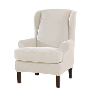 Arm Chair Slipcovers | Wingback Chair | Jacquard , Solid Coloured Chair Covers