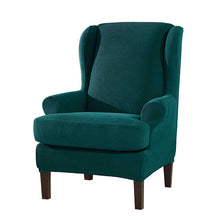 Load image into Gallery viewer, Arm Chair Slipcovers | Wingback Chair | Jacquard , Solid Coloured Chair Covers