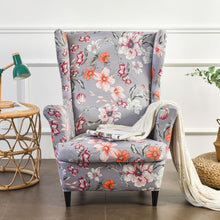 Load image into Gallery viewer, Arm Chair Slipcovers | Wingback Chair | Flower Patterned, Multicoloured Chair Covers