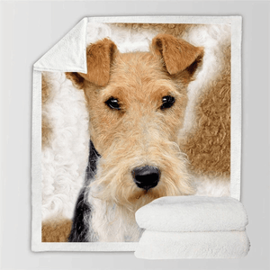 Sofa Throw Blanket  | Dog Patterned Multi Coloured Throw Blanket cover