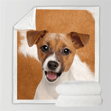 Load image into Gallery viewer, Sofa Throw Blanket  | Dog Patterned Multi Coloured Throw Blanket cover