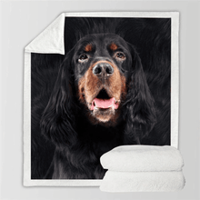 Load image into Gallery viewer, Sofa Throw Blanket  | Dog Patterned Multi Coloured Throw Blanket cover
