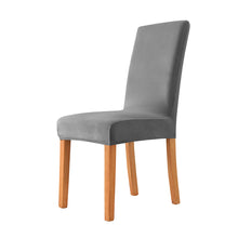 Load image into Gallery viewer, Dining Chair Slipcovers | Thick Velvet, Plain, Solid Coloured Parsons Dining Chair Covers