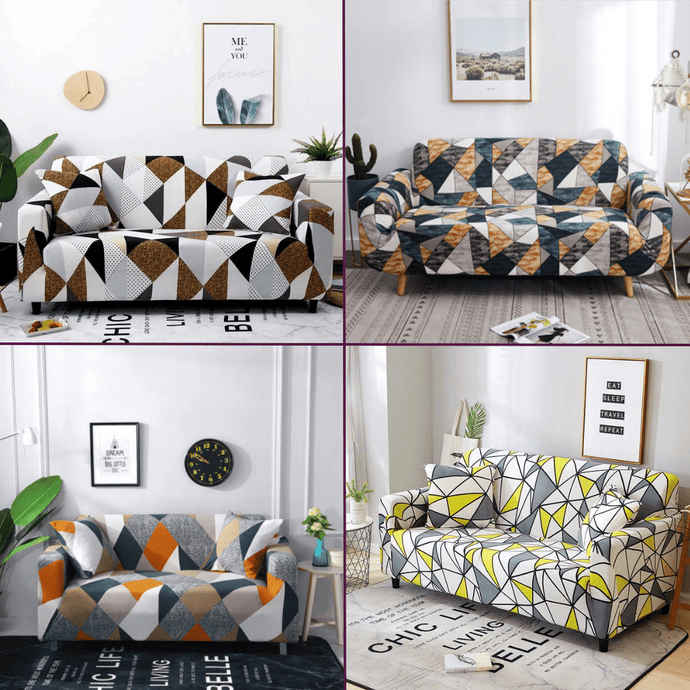 Standard Sofa Slipcovers | Stylish Multi coloured Retro Patterned & Camo Sofa & Couch Cover
