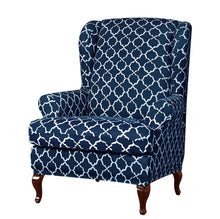 Load image into Gallery viewer, Arm Chair Slipcovers | Wingback Chair | Patterned, Multicoloured Chair covers