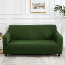 Load image into Gallery viewer, Standard Sofa Slipcovers | Dark &amp; Light Green | Plain Solid Coloured Sofa Cover