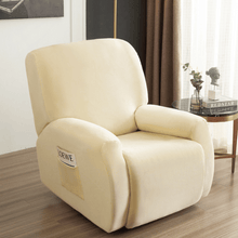 Load image into Gallery viewer, Arm Chair Slipcovers | Recliner | Coffee, Brown, Camel, Beige | Plain Velvet Solid Coloured Armchair covers