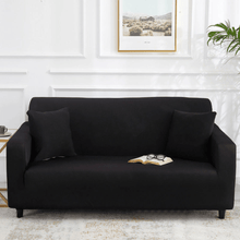 Load image into Gallery viewer, Standard Sofa Slipcovers | Black, Dark &amp; Light Grey, Beige | Plain Solid Coloured Sofa Cover