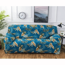 Load image into Gallery viewer, Standard Sofa Slipcovers | Grey, Green, Blue | Universal Tropical &amp; Camo Multi coloured Patterned Sofa Cover