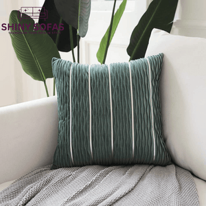 Throw Pillow Case | Stylish Jacquard Velvet Sofa Throw Pillow covers