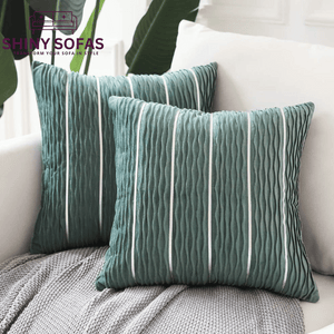 Throw Pillow Case | Stylish Jacquard Velvet Sofa Throw Pillow covers