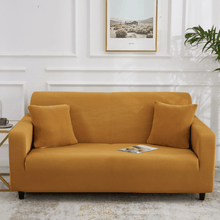Load image into Gallery viewer, Standard Sofa Slipcovers | Brown, coffee, camel, Yellow | Plain Solid Coloured Sofa Cover