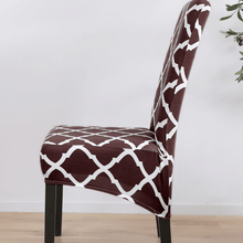 Load image into Gallery viewer, Dining Chair Slipcovers | Parsons Chair covers | Patterned Multi Coloured Chair Covers