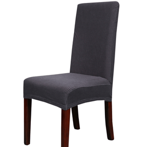 Dining Chair Slipcovers | Corn Kernel Jacquard Solid Coloured Dinning Chair Cover