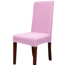 Load image into Gallery viewer, Dining Chair Slipcovers | Corn Kernel Jacquard Solid Coloured Dinning Chair Cover