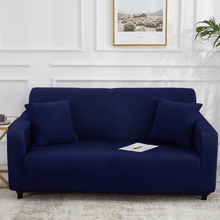 Load image into Gallery viewer, Standard Sofa Slipcovers | Dark Blue, Lake Blue, Light Blue, Sky Blue | Plain Solid Coloured Sofa Cover