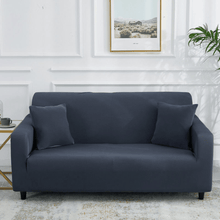 Load image into Gallery viewer, Standard Sofa Slipcovers | Black, Dark &amp; Light Grey, Beige | Plain Solid Coloured Sofa Cover