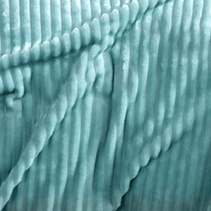 Throw Blanket | Solid Lake Blue Coloured Milk Fleece Jacquard Sofa Throw Blanket cover