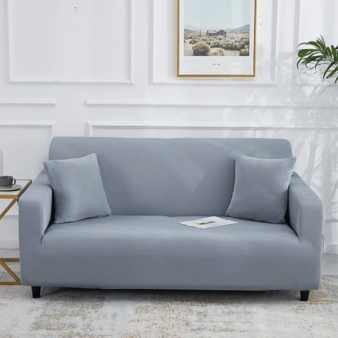 Grey Blue Standard Sofa Slipcover