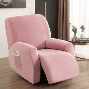 Arm Chair Slipcovers | Recliner | Purple & Light Purple | Plain Velvet Solid Coloured Armchair Covers